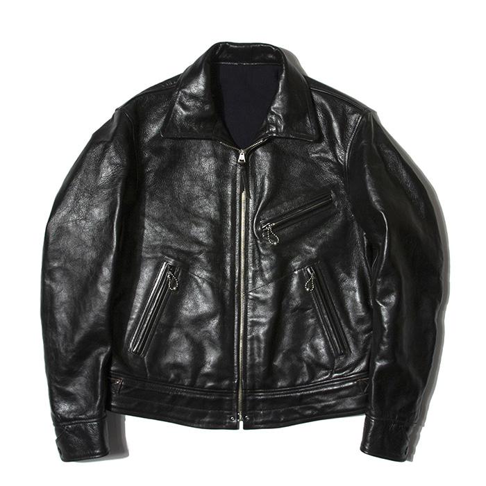 [SPARTAN SPORTSWEAR]Leather Jacket&quot;MULHOLLAND&quot;(Vintage Black)