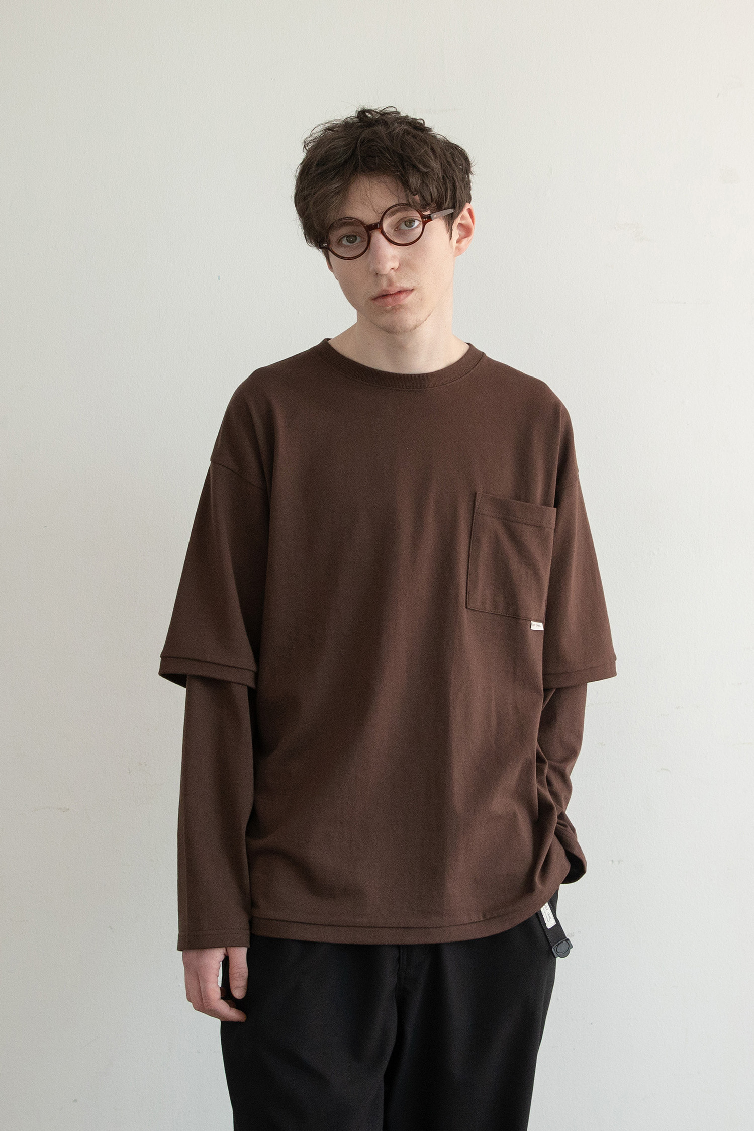 Sk8er Layered T (Brown)