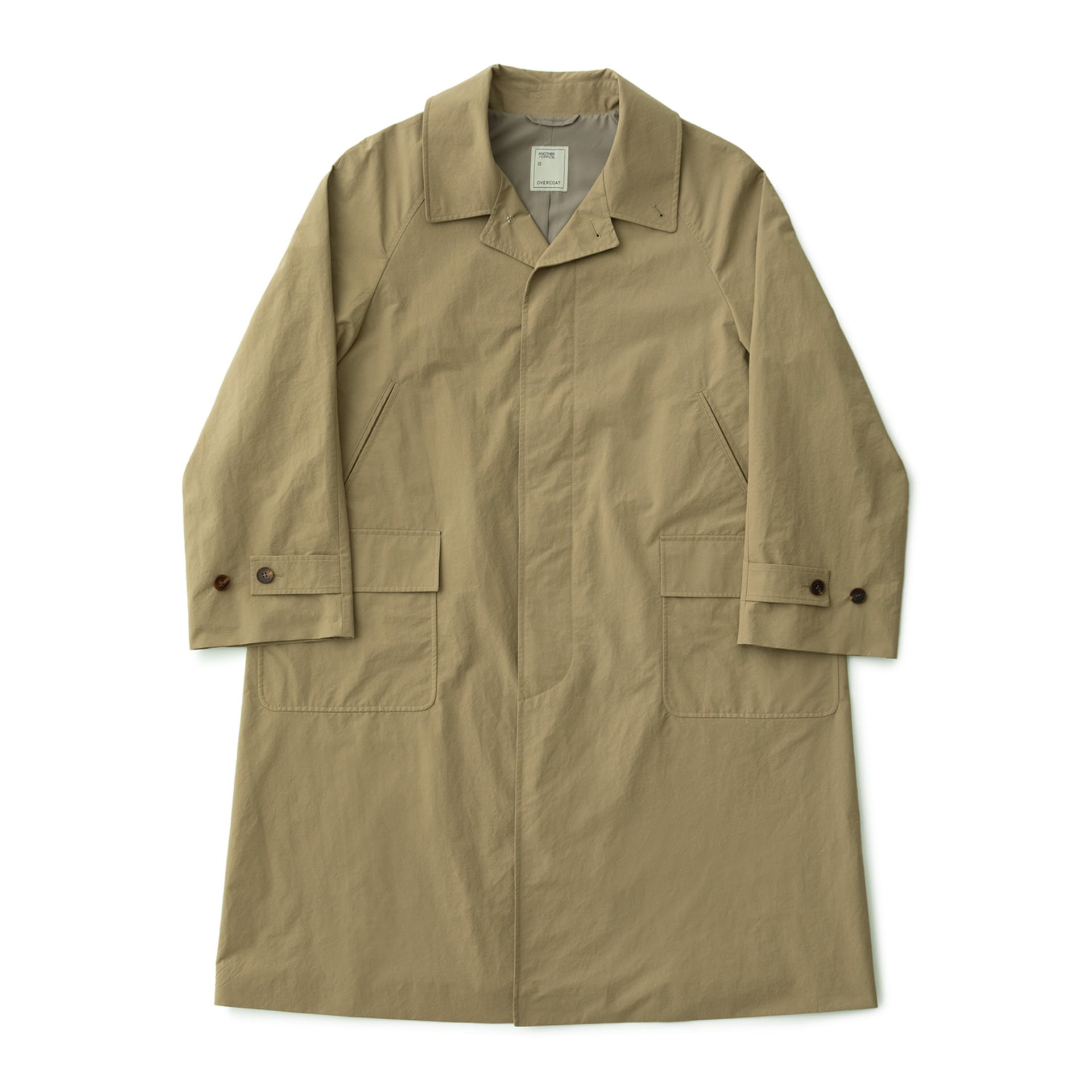 A/O 21SS Ample Balmacaan Coat (Khaki)