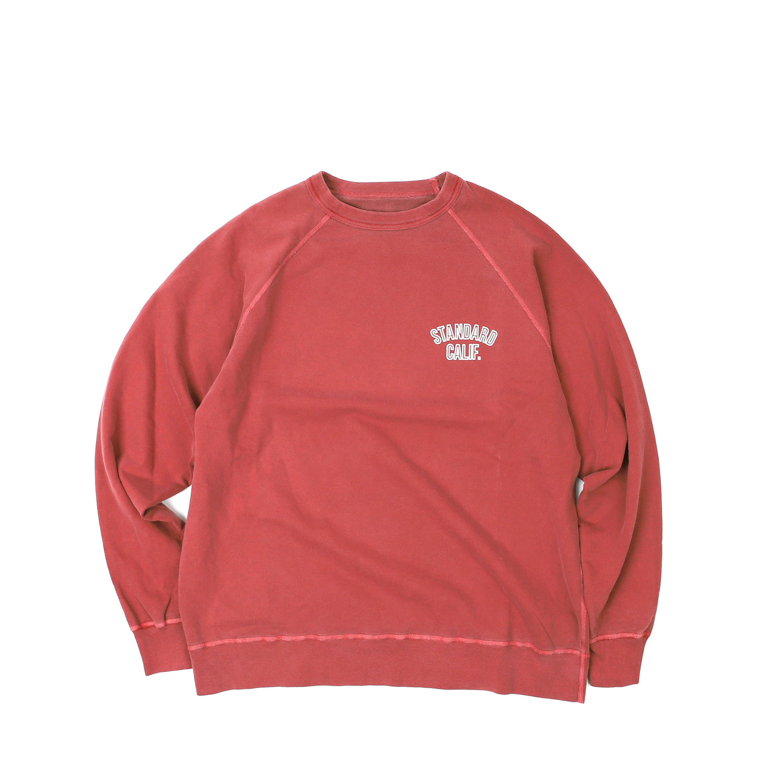 SD Pima Cotton Logo Sweat Shirt (Red)