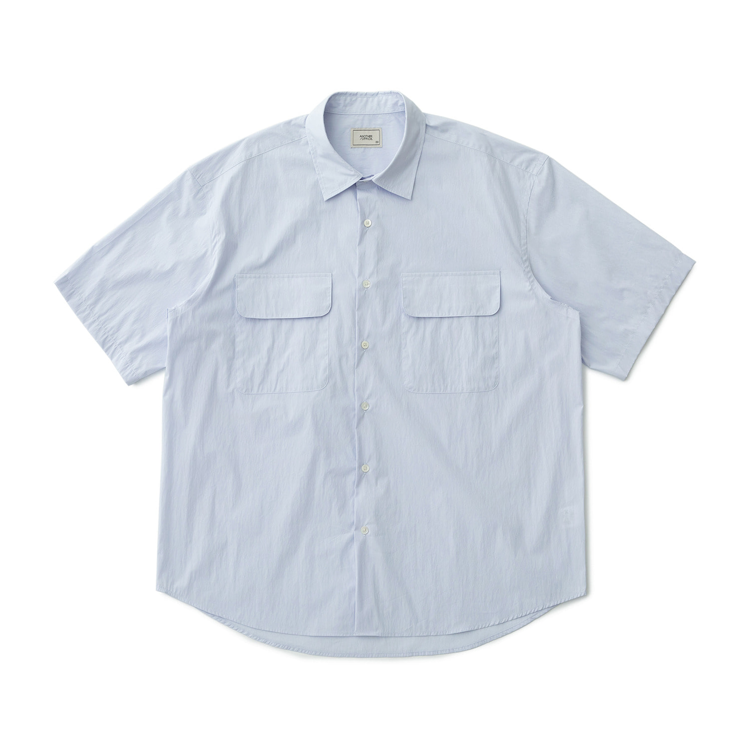 A/O 21SS Volume Short-sleeve Shirt ( USA COTTON ) (Ice Blue)