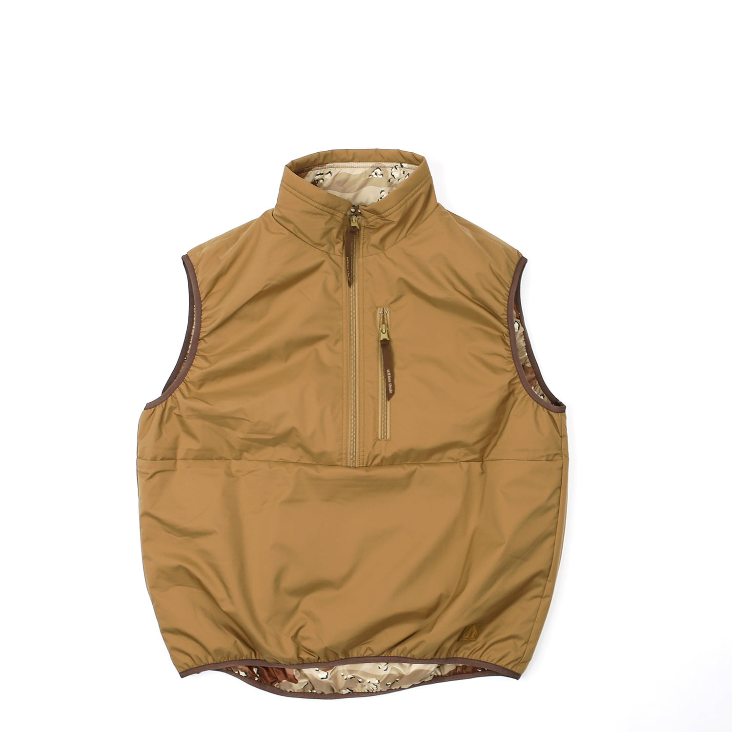 [ULTIMA THULE] Equipment Revisible Packable Vest&quot;QUICK STRIKE&quot;(Coyote / Choco chip Desert Camo)