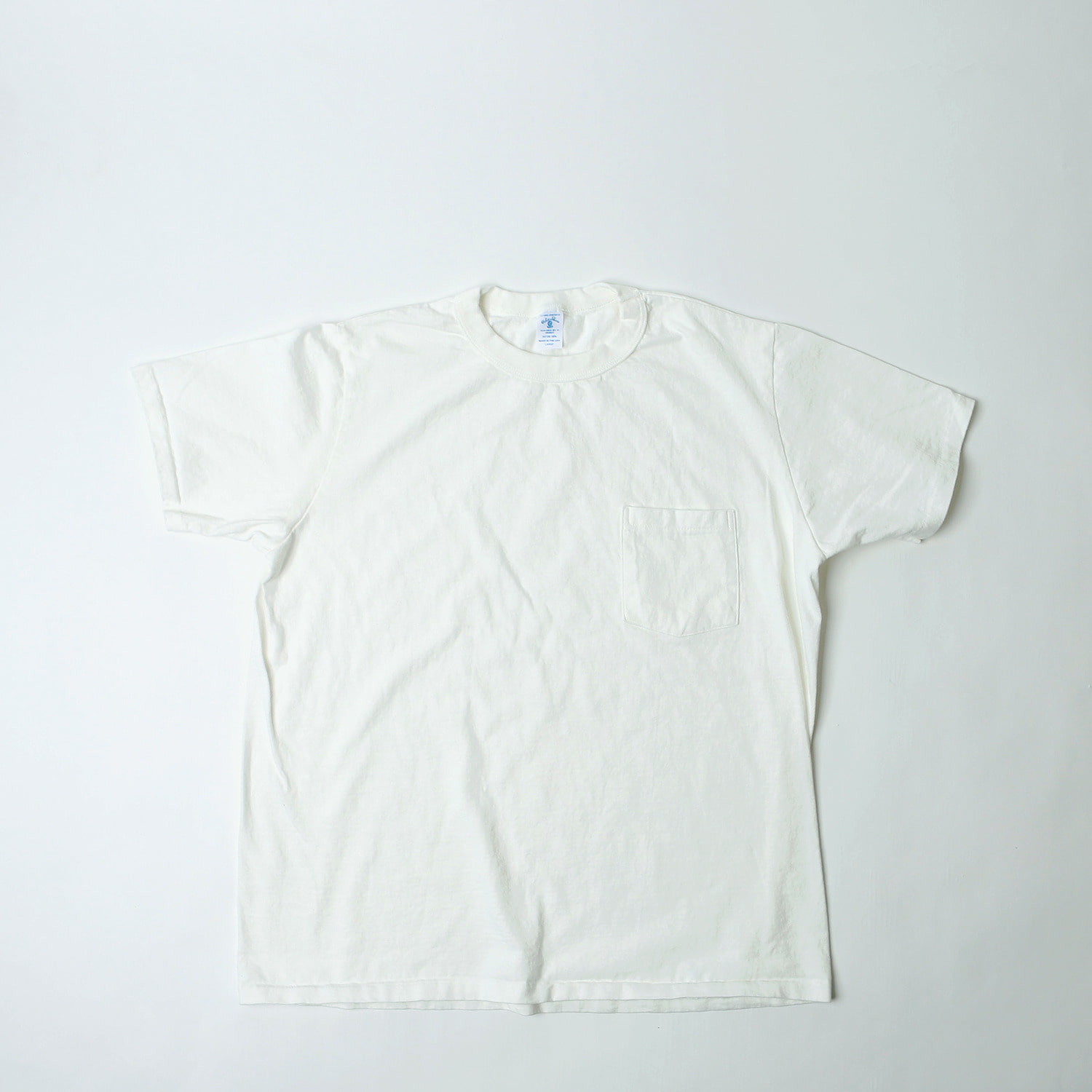 Loopwheel PIGMENT Short Sleeve T-Shirts (White)