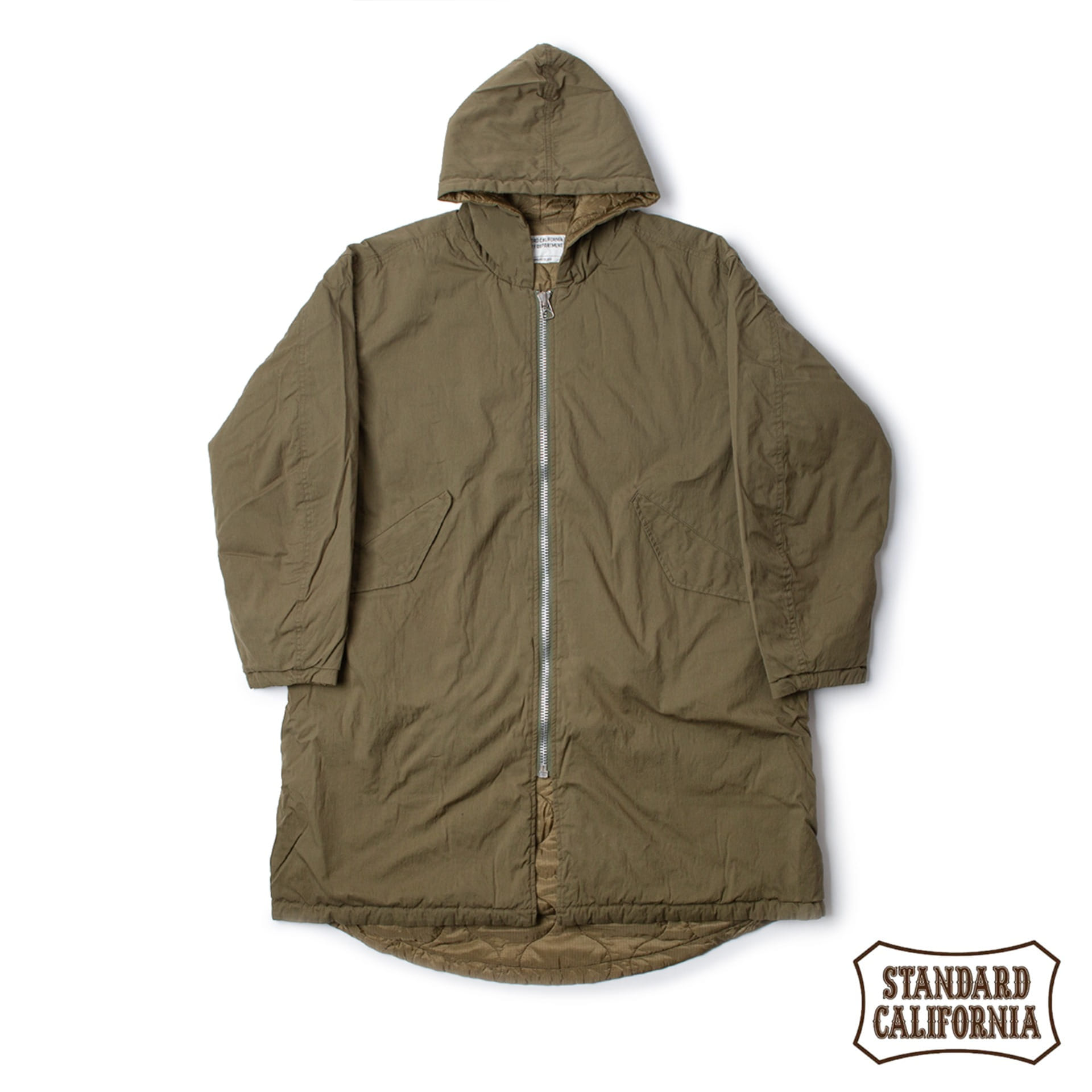 SD REVERSIBLE ARMY HOOD COAT (Olive)