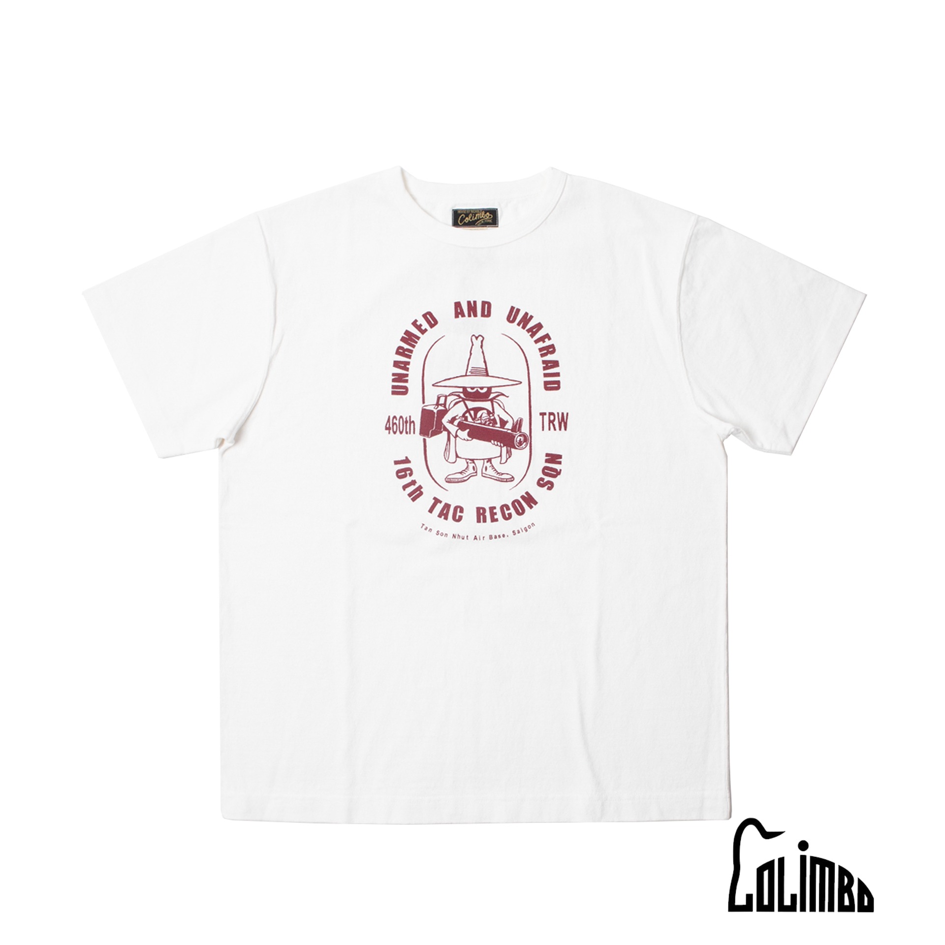 NORWALK COTTON TEE-SHIRT S/S &quot;UNARMED AND UNAFRAID&quot; (Ivory White)