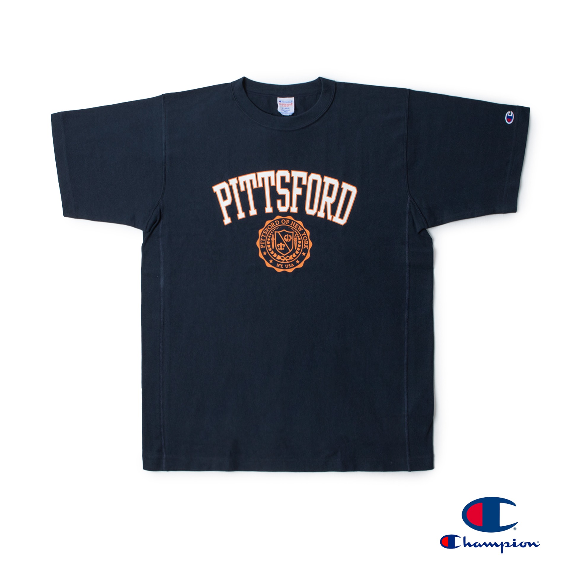 RW PRINTED S/S TEE &quot;PITTSFORD&quot; (Navy)