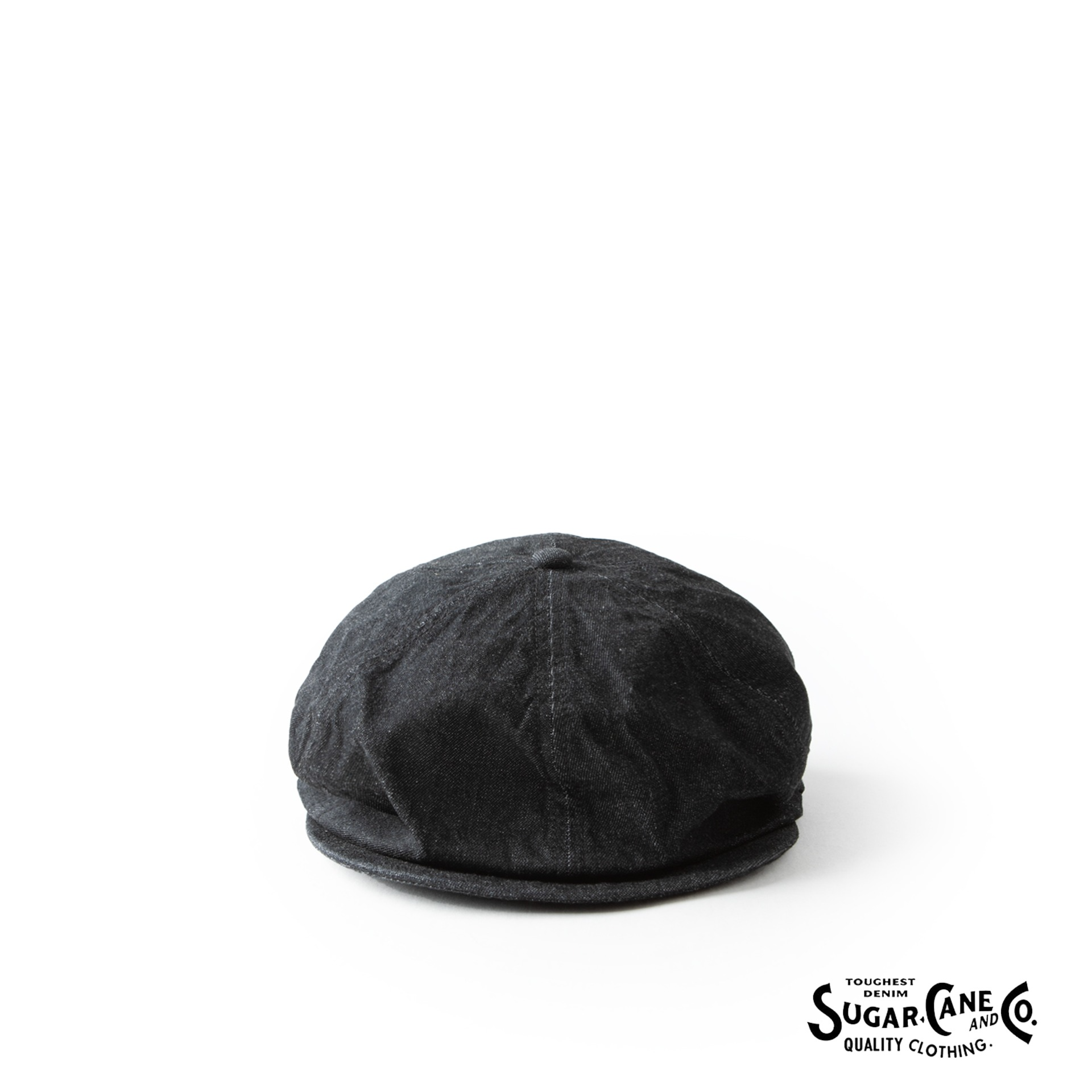 10oz. DENIM APPLEJACK CAP (Black)