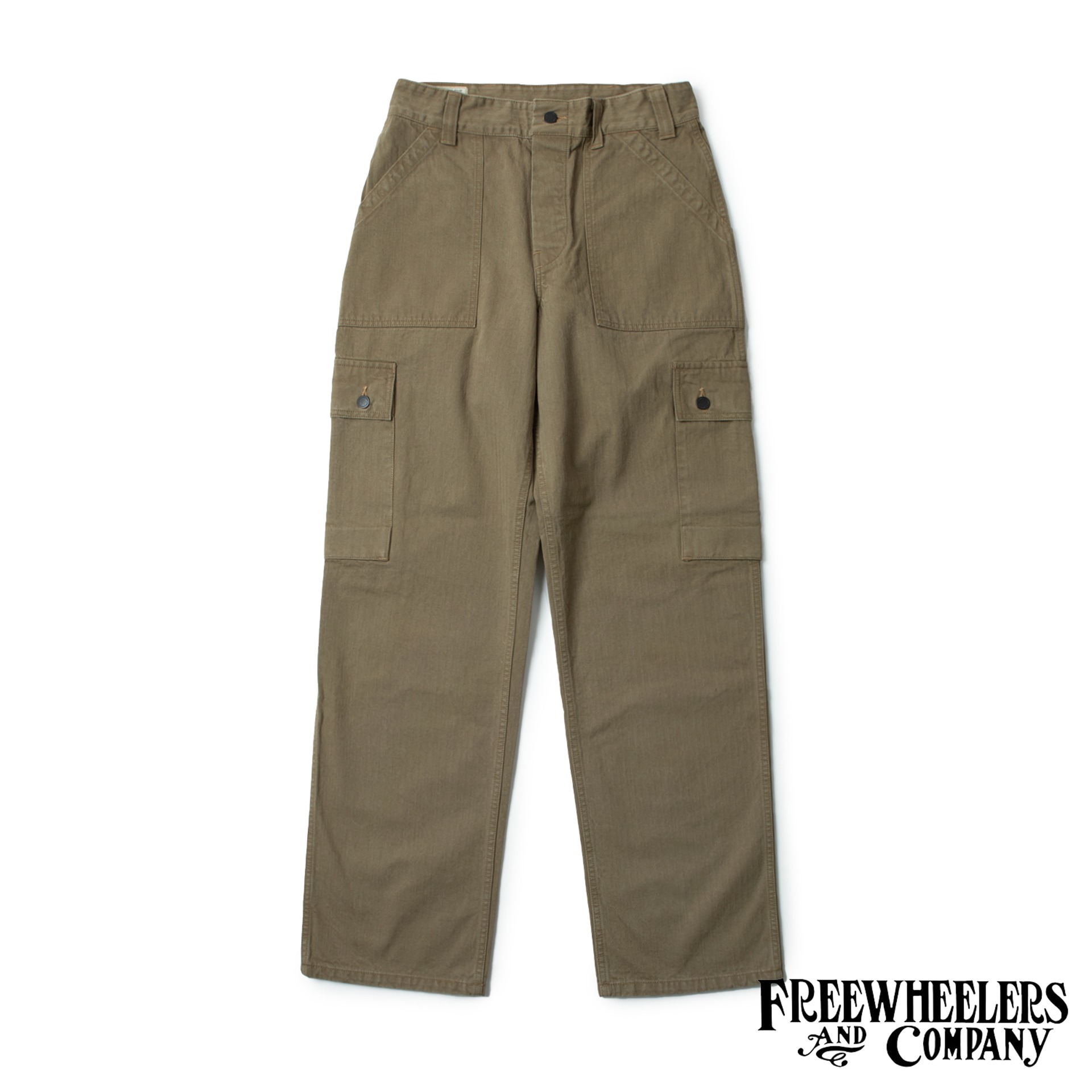  [UNION SPECIAL OVERALLS]   Military Trousers  “COMBAT UTILITY TROUSERS”  (Yarn Dyed Khaki)