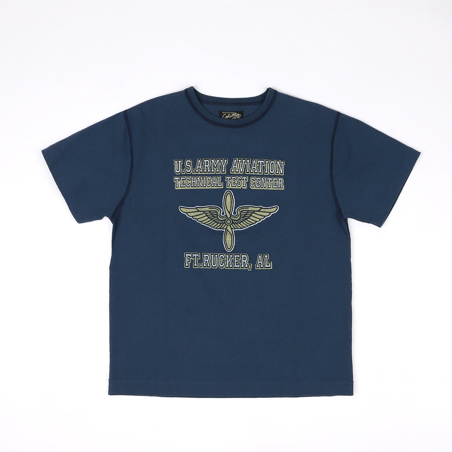 Heavy Weight Jersey3 Needle T-Shirt&quot;U.S. ARMY AVIATION&quot;(Light Navy)