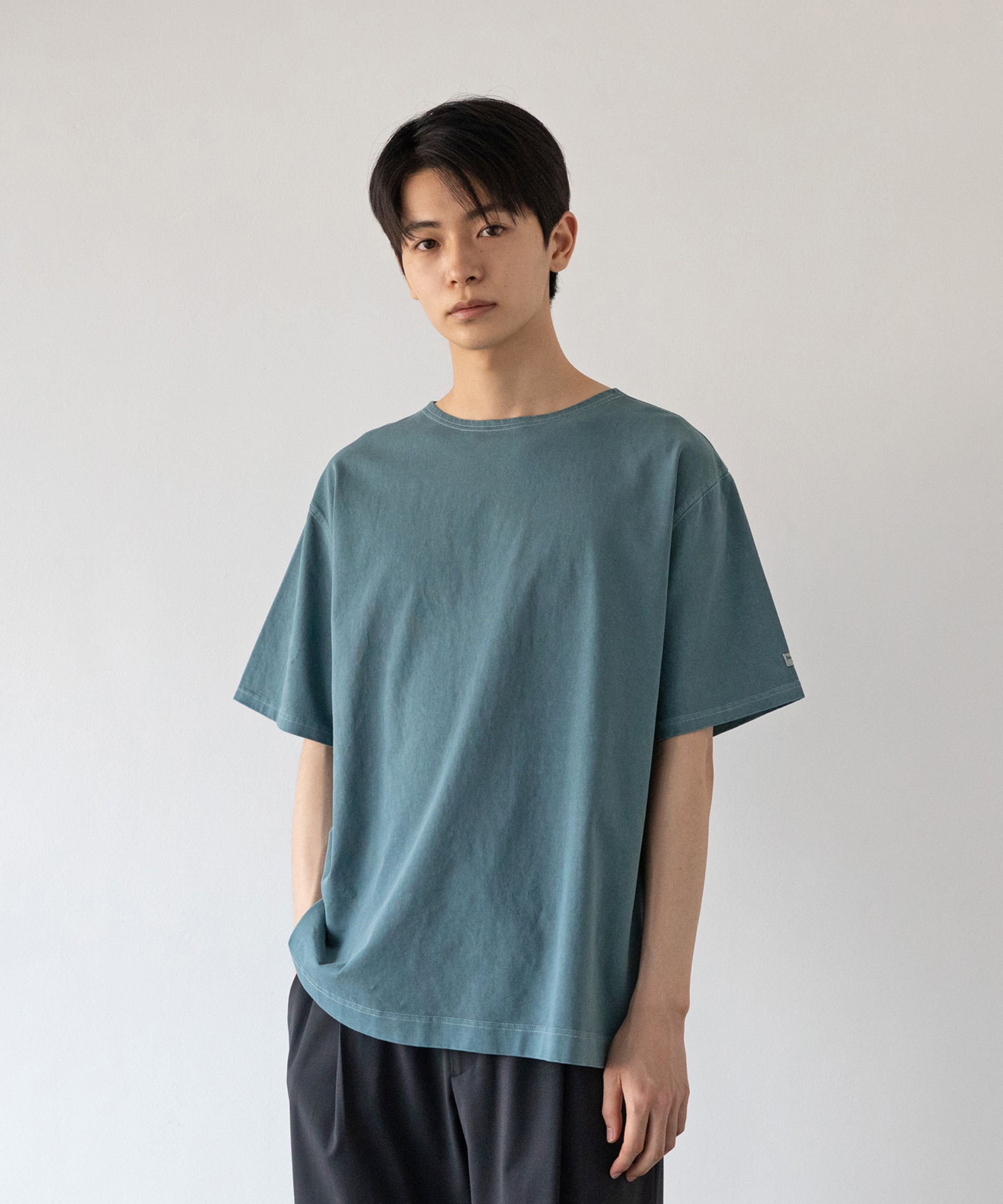 A/O 21ss Nomad Garment Basqueshirt (Slate Blue)