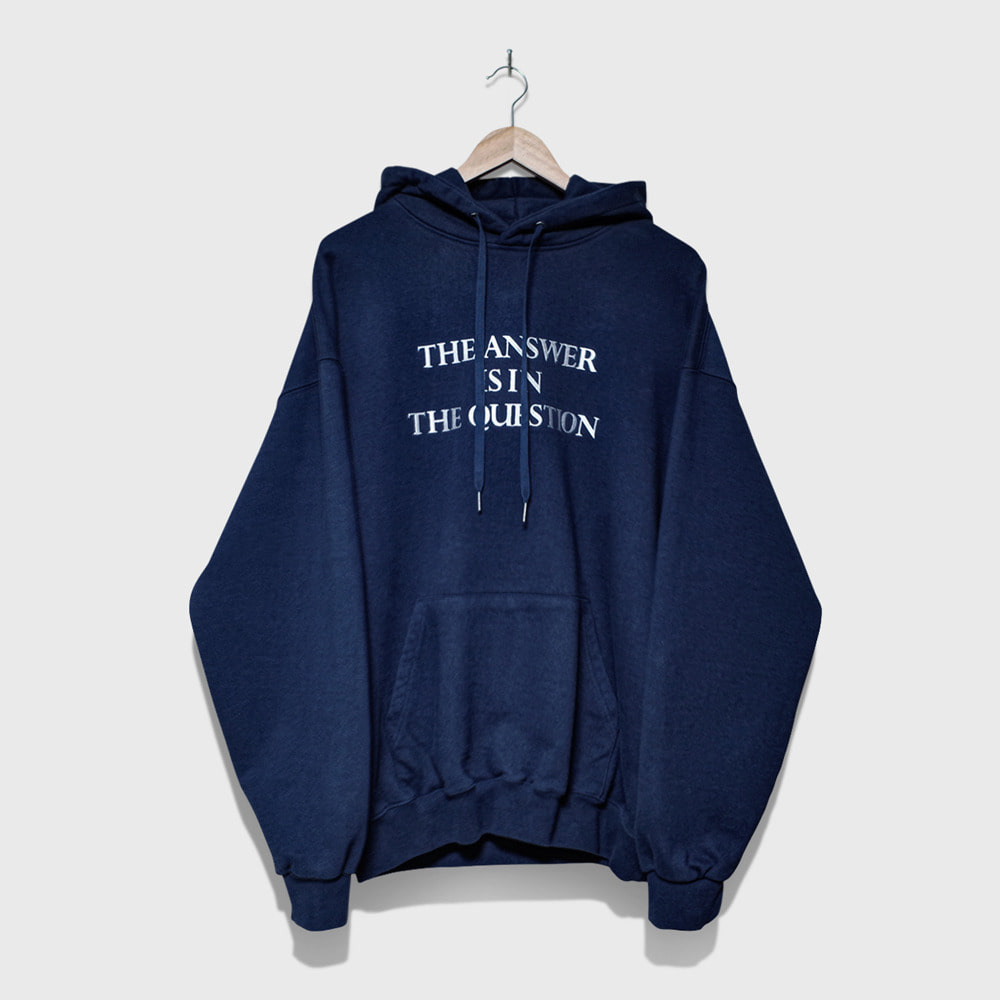 W-ANSWER Hoodie Navy