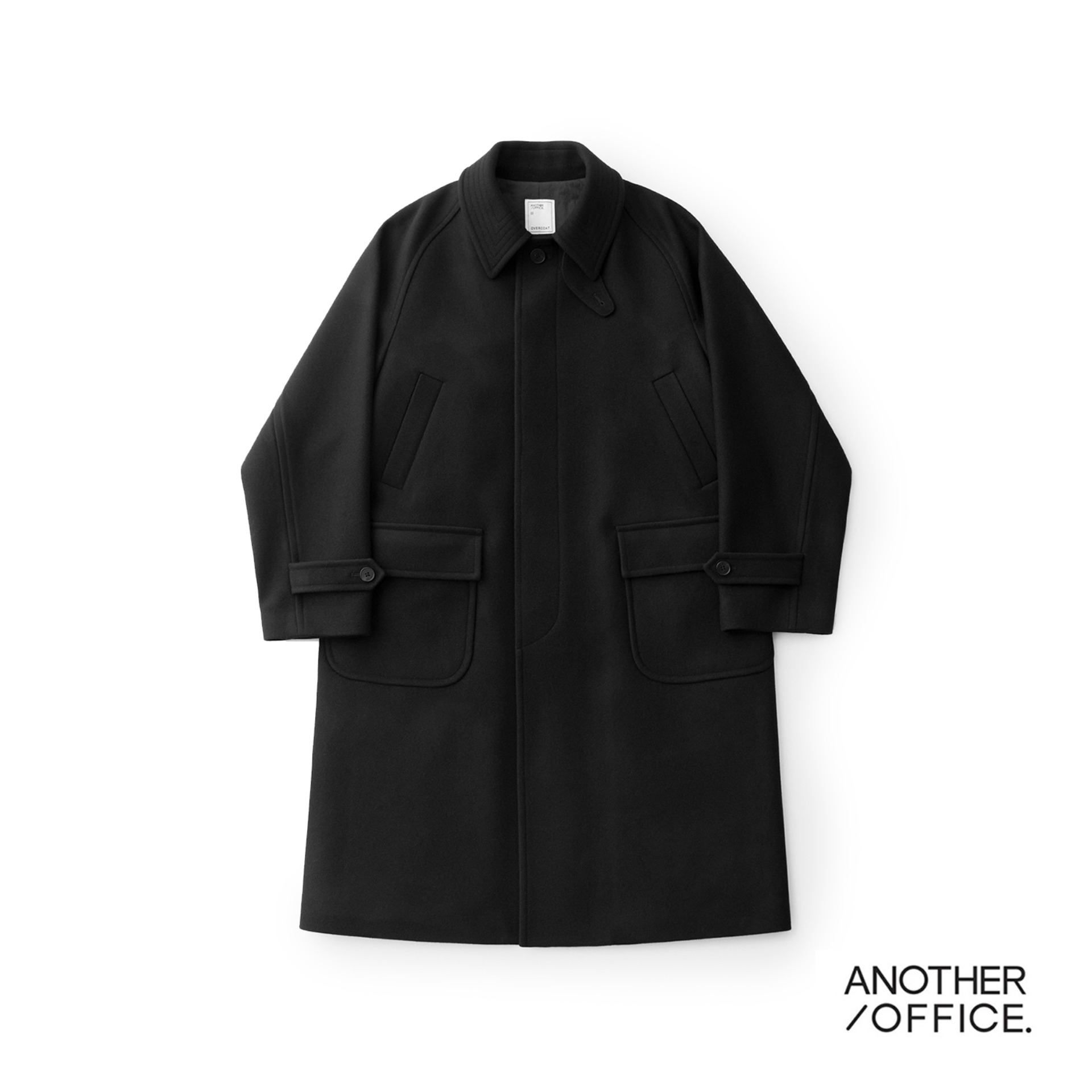 22FW Voyager Balmacaan Coat (Black)