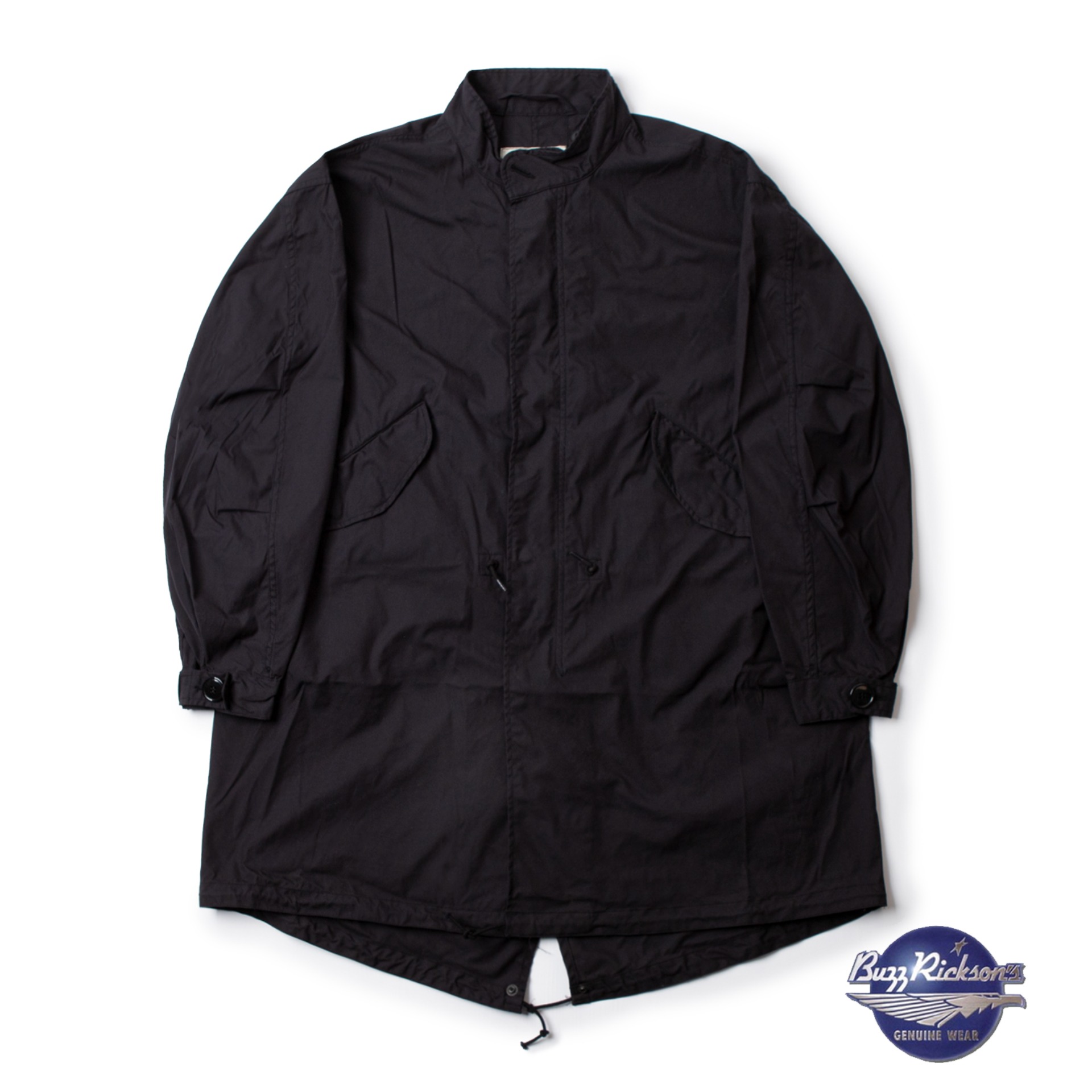 (RESTOCK) BUZZRICKSONS WILLIAM GIBSON COLLECTION Type BLACK HOOD, EXTREME COLD WEATHER M-65 (No Hood) (Black)