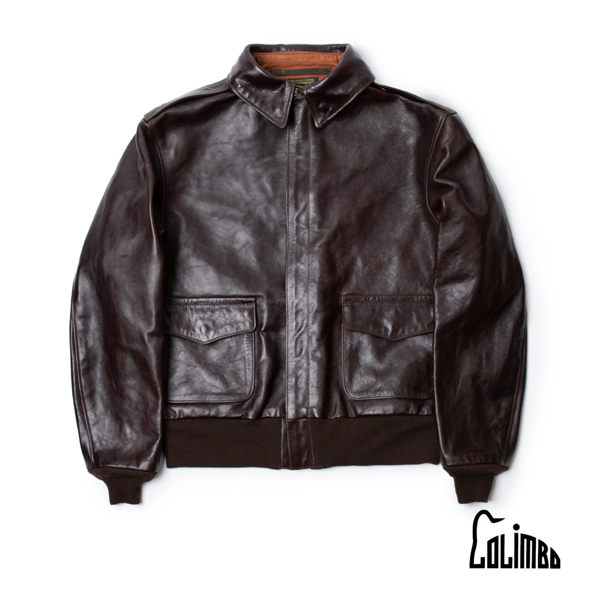 A.A.F. FLYING ACES LEATHER JACKET (Brown)