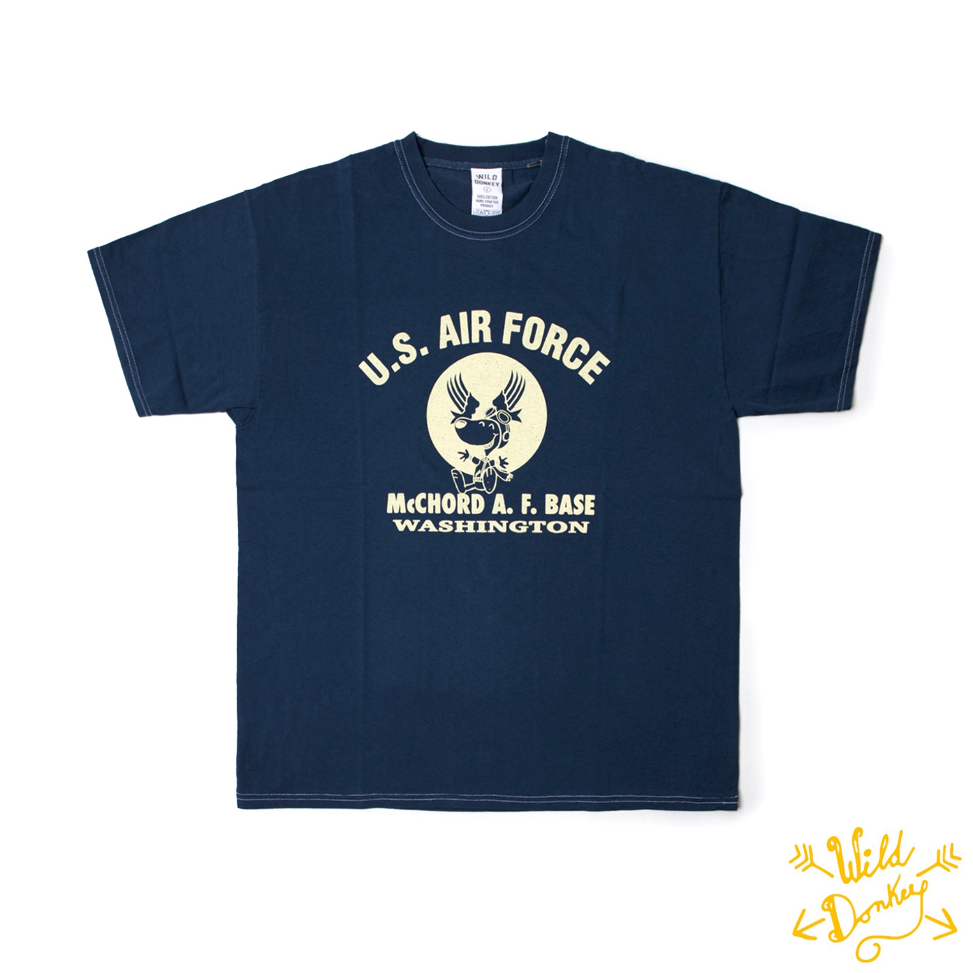 AIRFORCE T-SHIRT [Dyed Blue]