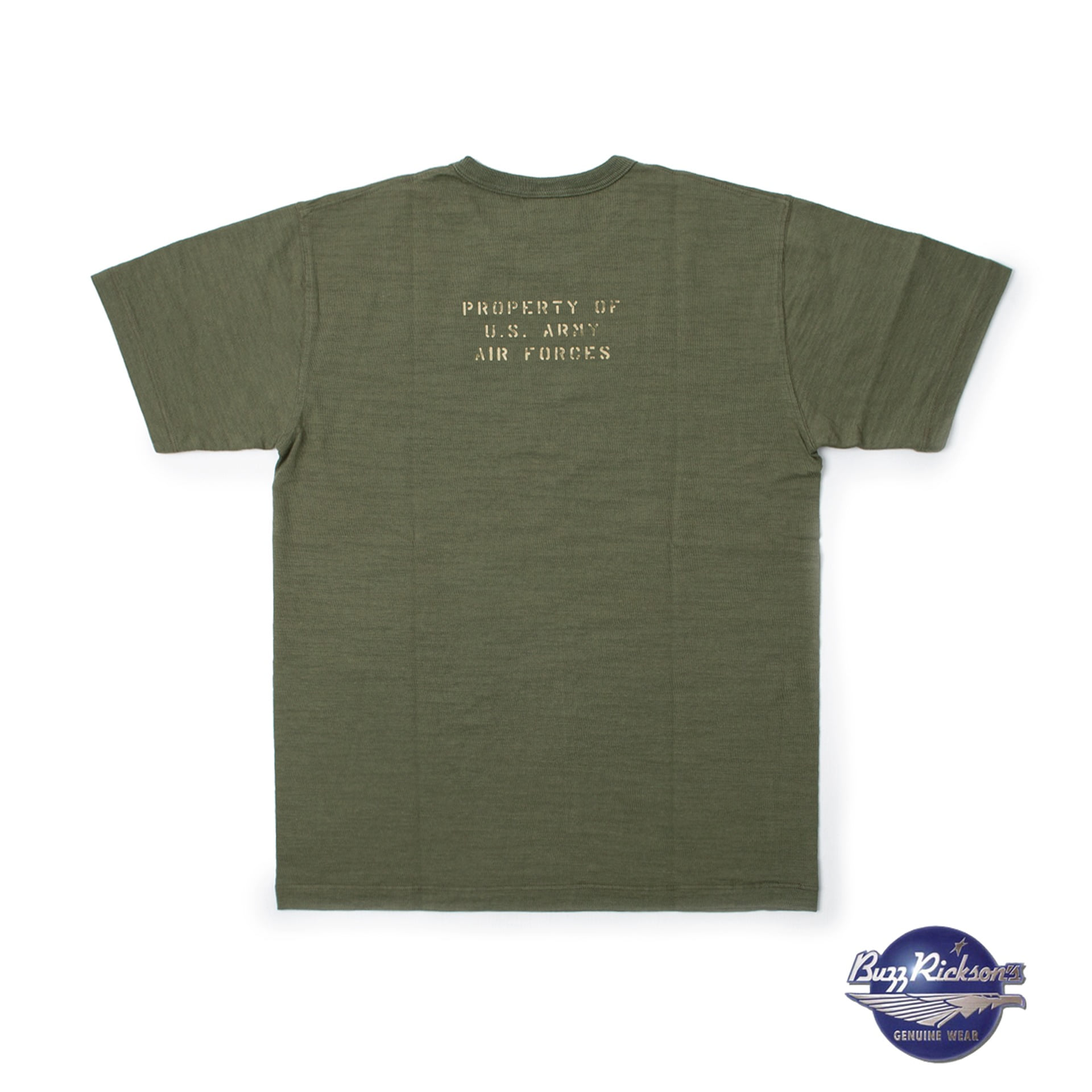 LOOPWHEEL S/S MILITARY TEE  &quot;LOWRY FIELD, CO&quot; (Olive)