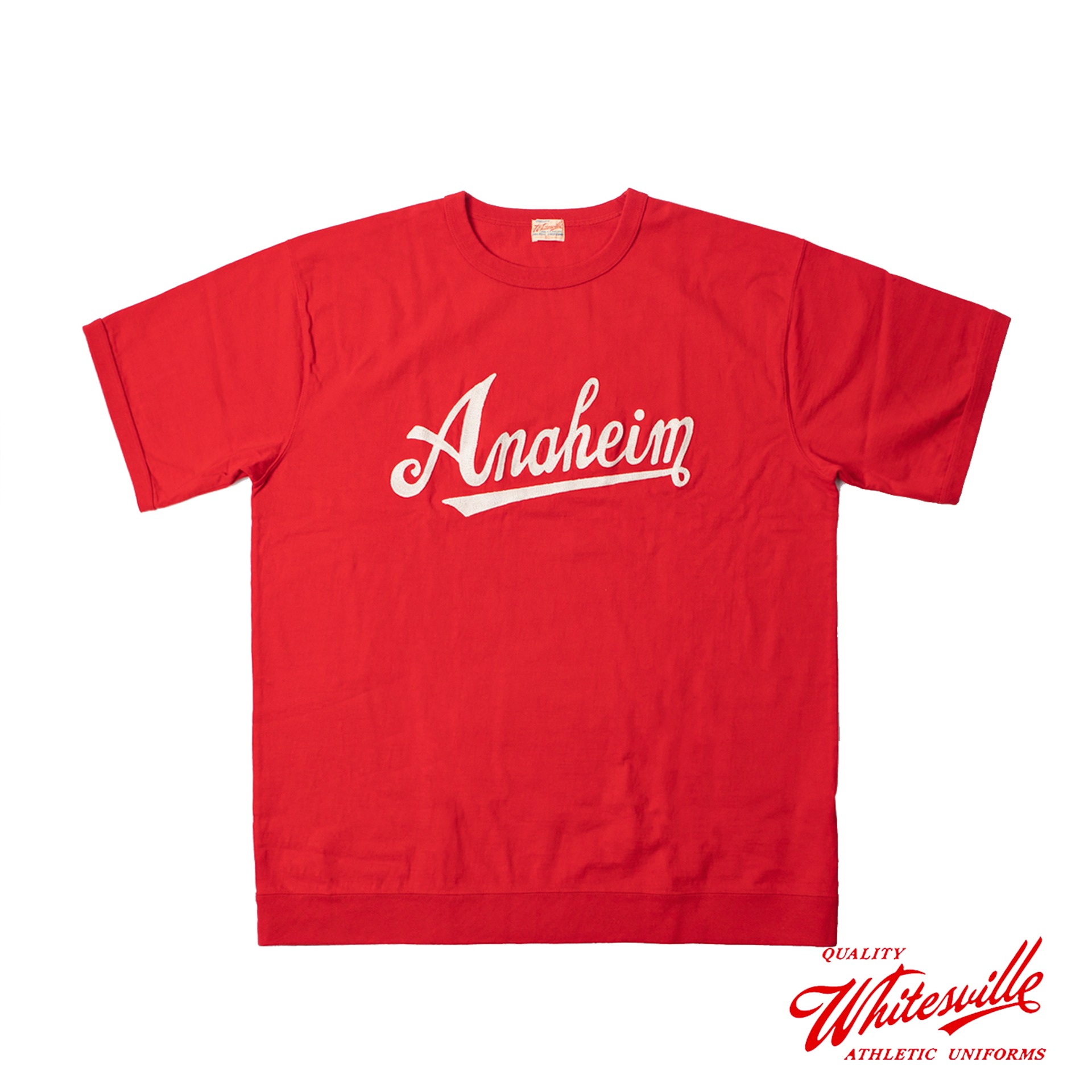 SS T-SHIRTS CHAIN EMBD &quot;Anaheim&quot; (Red)