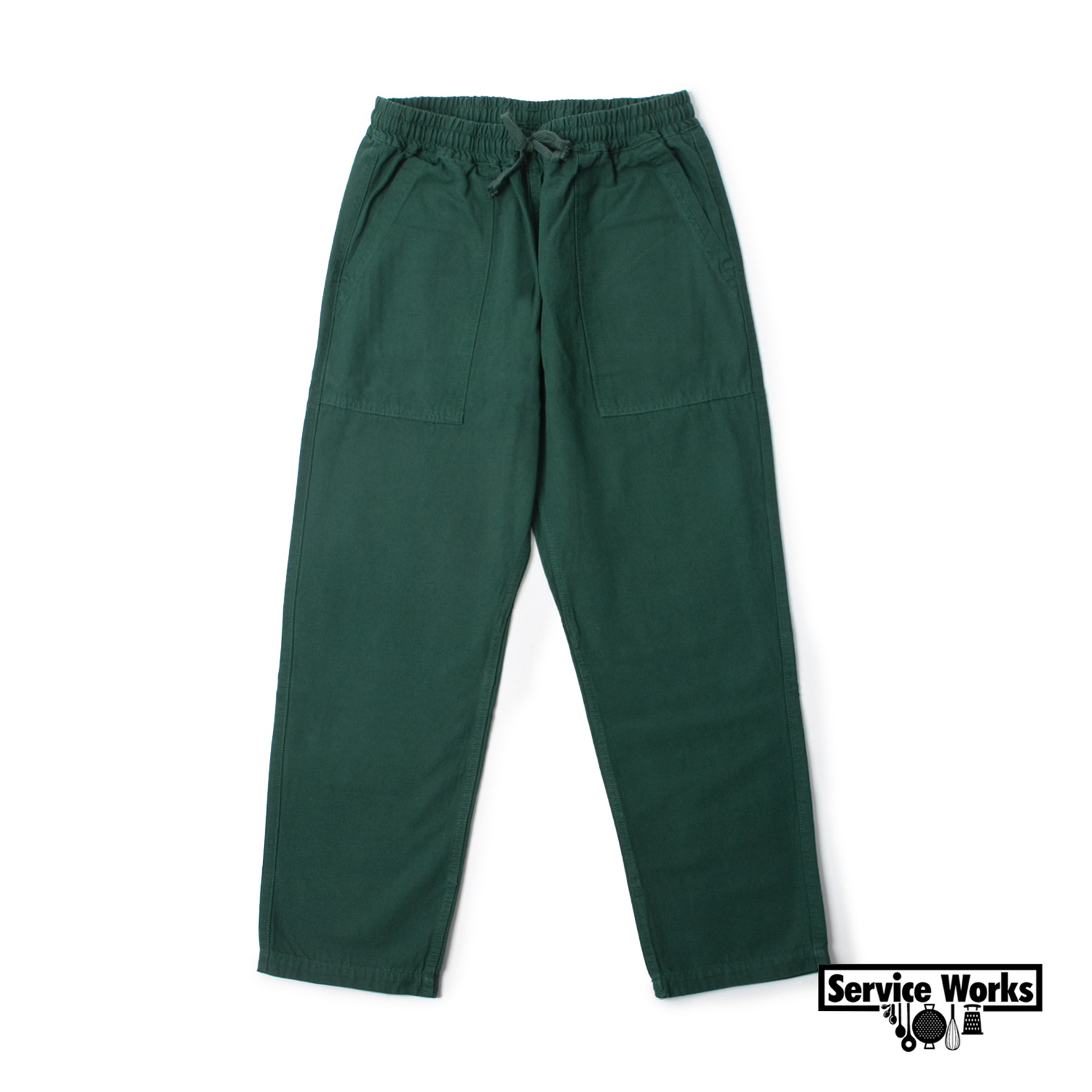 CLASSIC CANVAS CHEF PANTS (Forest)